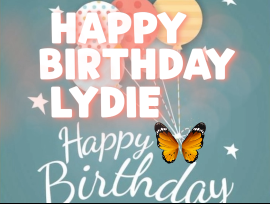Happy Birthday Lydie